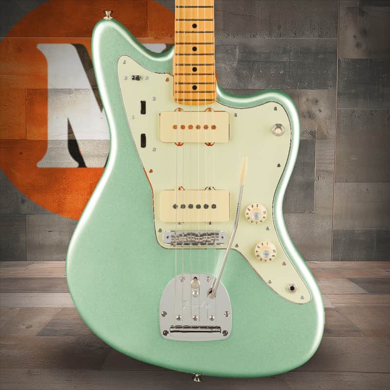 Fender American Professional II Jazzmaster Maple Fingerboard - Mystic Surf Green image 1