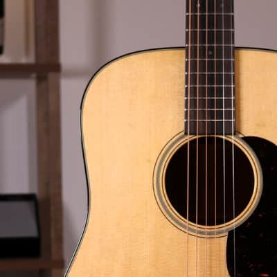 VERY RARE Martin USA D-18 Standard Y25 Dreadnought - Flame Mahogany Neck, Natural image 4