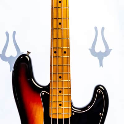 JooDee Performer Series JPB-500YS 1970s P-Bass Yellow Sunburst image 3