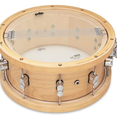 PDP Concept 20-Ply 6.5x14 Thick Wood Hoop Natural Maple Snare (PDSN6514NAWH) image 7