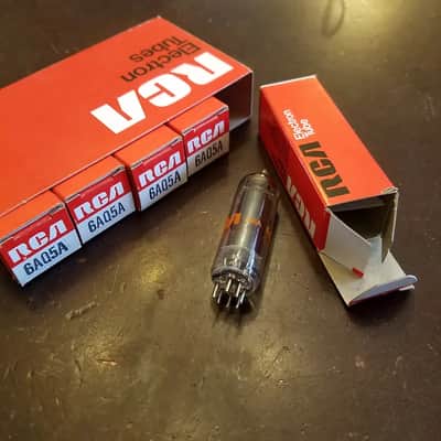RCA Matched Pair (2) 6AQ5 beam power tNOS AT1000 TESTED Vacuum Tube 6AQ5A 1946-1974 image 1
