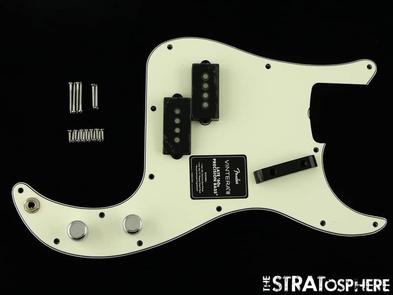 Fender Vintera III Late 60s P Precision Bass LOADED PICKGUARD Parchment image 1