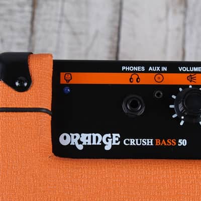 Orange CRUSH BASS 50 Electric Bass Guitar Amplifier 50 Watt 1 x 12 Combo Amp image 4