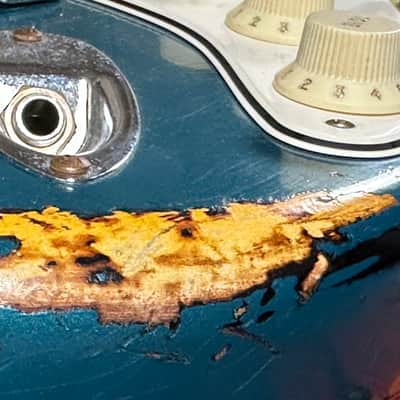 Fender Custom Shop '67 Heavy Relic Stratocaster 2021 Ocean Turquoise over sunburst image 7