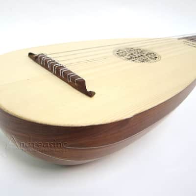 7-Course Travel Lute, Sheesham w/ Padded Gig Bag image 2
