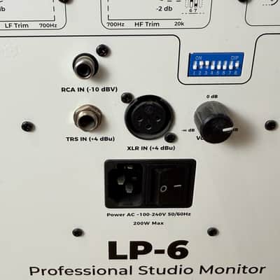 Kali Audio LP-6 Active Studio Monitor (Single) 2021 -White-W-Bluetooth Volume Control image 13