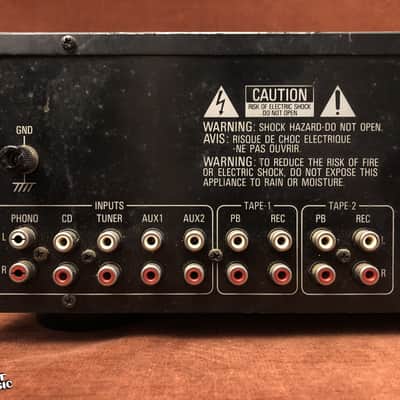 Denon PMA-520 Stereo Integrated Amplifier Vintage Receiver 1989 image 6