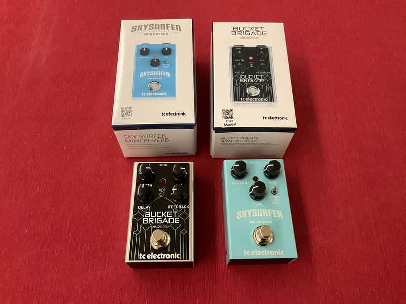 TC Electronic Bucket Brigade & Skysurfer Mini Pedal Bundle image 1