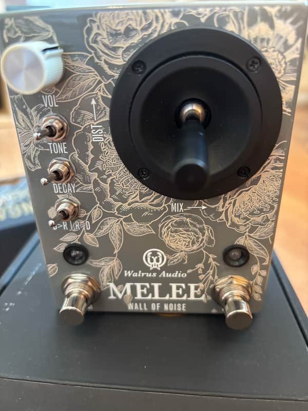 Walrus Audio Melee Wall of Noise Limited Edition - Floral Series 2024 - Grey Floral image 1