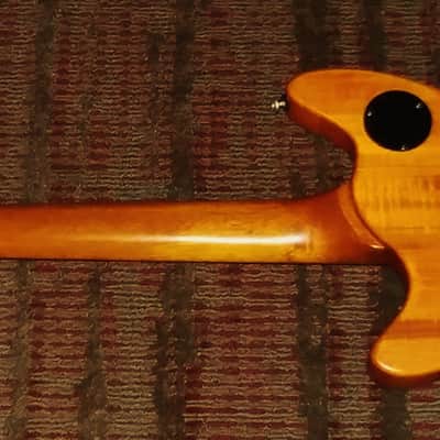 2005 MIK Squier Master Series M-80 Set Neck Electric Guitar M80 Satin Amber image 6