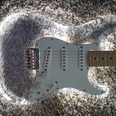 George Fedden Acrylic Body Stratocaster Guitar Fender Parts - LED's - RARE! image 1