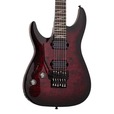 Schecter Omen Elite-6 FR Lefty Electric Guitar - Black Cherry Burst - Open Box image 1