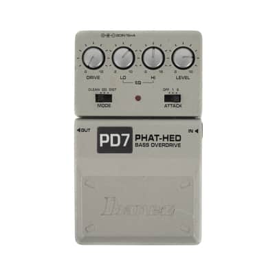Ibanez PD7 PHAT-HED ベースオーバードライブ ディストーション Ibanez PD7 Tone Lok Phat Hed Bass OD Overdrive Pedal | zZounds