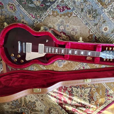 Gibson Les Paul Studio Bound Neck. Natural Faux Binding 2024 - Present - Wine Red image 13