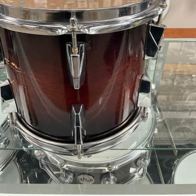 HRK Track 8x10 and 9x12 toms 80's - TOBACCO BURST image 3