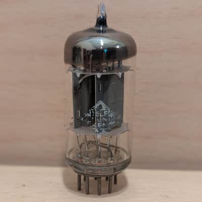 Vintage 1960s Telefunken 12AX7/ECC83 Ribbed Plate Vacuum Tube image 1