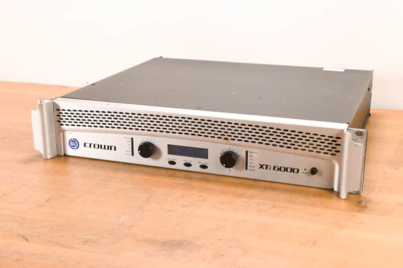 Crown XTi 6000 Stereo Power Amplifier with DSP CG010D9 image 1