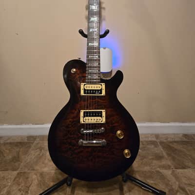 Dean EVO Select Tigers Eye Quilt Top Electric Guitar image 1