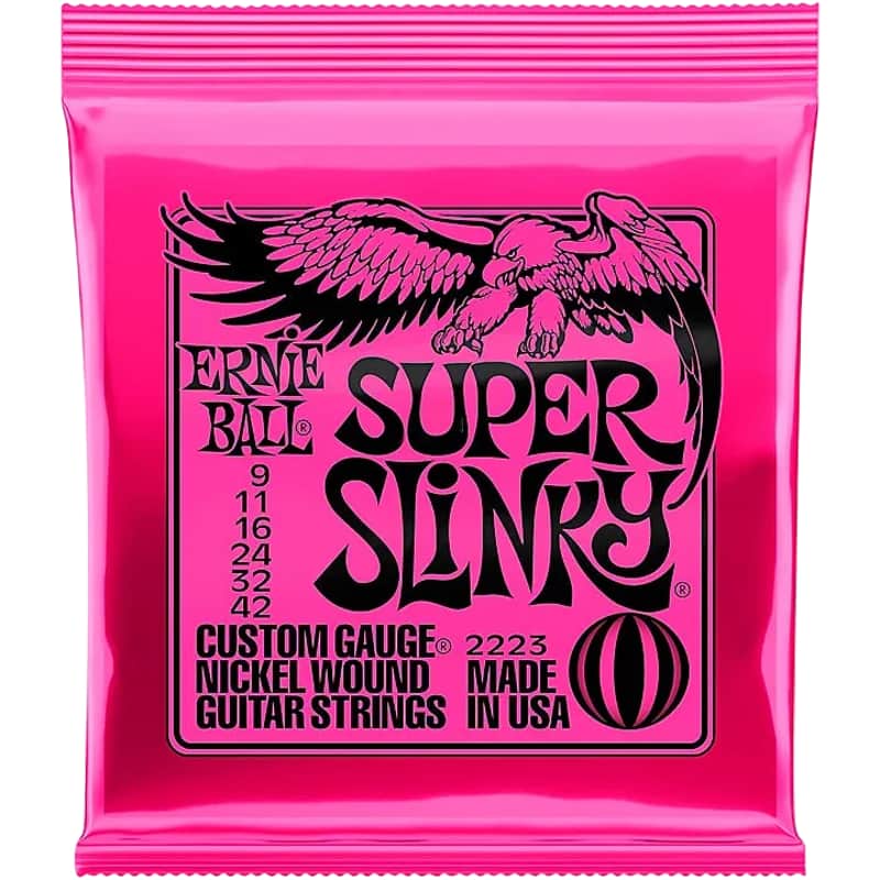 Ernie Ball Super Slinky Guitar Strings 9/42 image 1