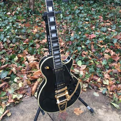 Gibson 1954 '54 Les Paul Custom Pre-Historic Reissue 1992 Black Beauty image 1