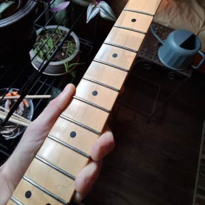Fender USA Stratocaster Neck – 2013 – 70s Large Headstock – Maple – 22 Jumbo Frets – Fender Locking Tuners Included image 12