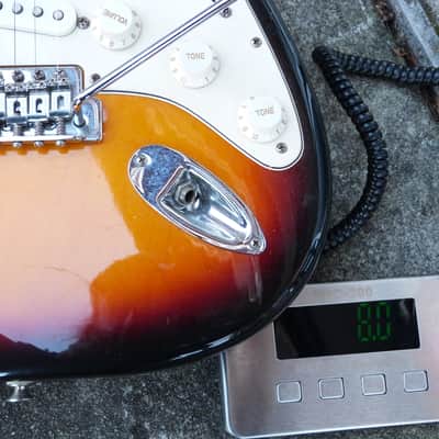 Fender Strat Sunburst made in mexico with original hardshell case 2005 - Sunburst image 4