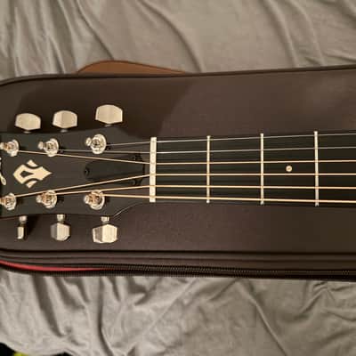 Taylor Gold Label 517e Grand Pacific Acoustic-Electric Guitar - Black top image 2
