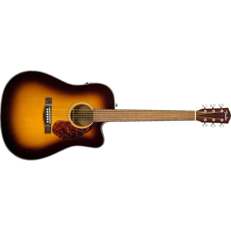 Fender CD-140SCE Dreadnought Acoustic Guitar, Walnut fingerboard, Sunburst, 0970213332 image 1