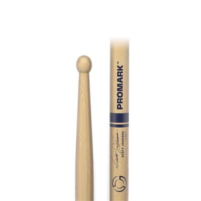 ProMark Hickory Scott Johnson Light Wood Tip Drumstick image 5