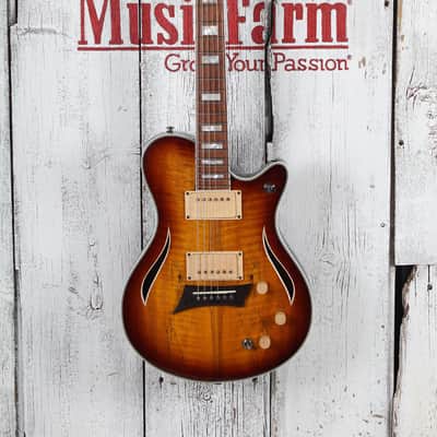 Michael Kelly Hybrid Special Acoustic Electric Guitar Spalted Flame Maple Top image 2