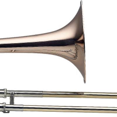 STAGG LV-TB6415 Pro Bb/F Tenor Trombone with Gold Brass Bell and L-Bore 2 Year Warranty image 2