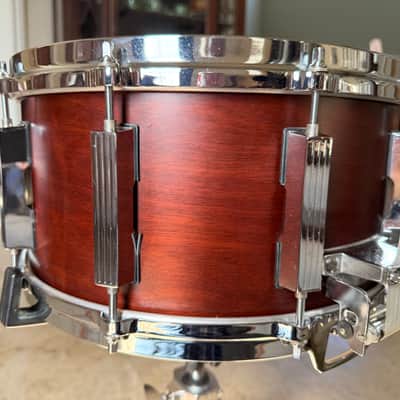 Tama 14 Ply 7x14 Heavy Birch AW3170 18mm MASTERCRAFT Snare Drum - Antique Brown (AB) image 9