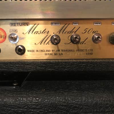 Marshall Modded JCM 800 Hopkins Pandora Loaded 1985 Black/Gold image 3
