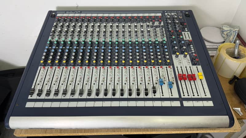 Soundcraft GB2 24-Channel 4-Bus Mixing Console 2010s - Blue image 1