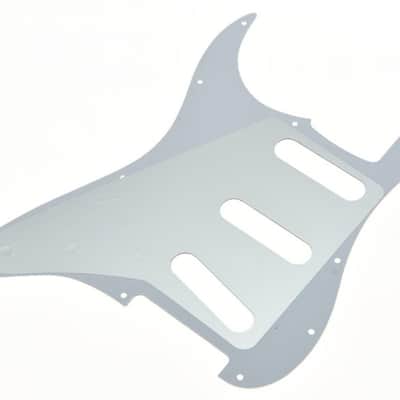 11 Hole ST/Strat Style Guitar Pickguard Bridge Reversed ST Pickguard for Jimi Hendrix Stratocaster/Strat White 3 Ply image 2