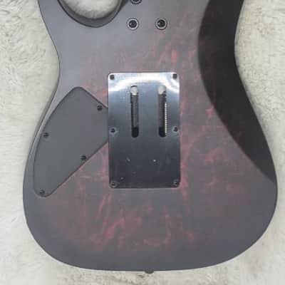 Ibanez RG Series RG470DXWWZM Solid Body Electric Guitar, Wine Red Frozen Matte image 6