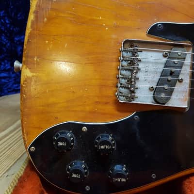 1978 Fender Telecaster Custom Natural Ash Wide Range Humbucker 88 80's image 7