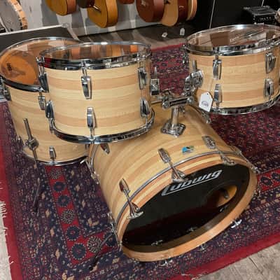 Ludwig  Big Beat 1970’s - Butcher Block 4 Piece image 1
