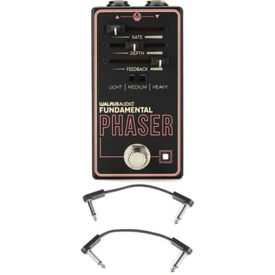 Walrus Audio Fundamental Series Phaser Pedal with EBS Patch Cables image 1
