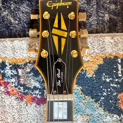Epiphone Joe Bonamassa Black Beauty Les Paul Custom Outfit 2020 - Present - Ebony image 2