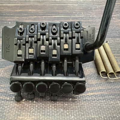Takeuchi TRS-101 Tremolo Bridge Black Floyd Rose licensed Made in Japan image 1