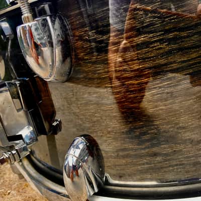 ✮ULTRA RARE✮Vintage✮YAMAHA OAK Custom ✮14" x7 " SNARE✮MUSASHI BLACK✮+ ALUMINIUM DIE CAST ! image 9