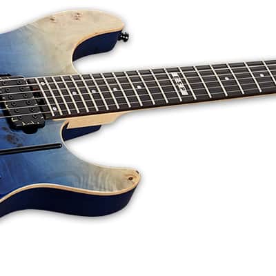 ESP E-II SN-2 Blue Natural Fade Electric Guitar + Hard Case MIJ SN2 SNII SN 2 image 2