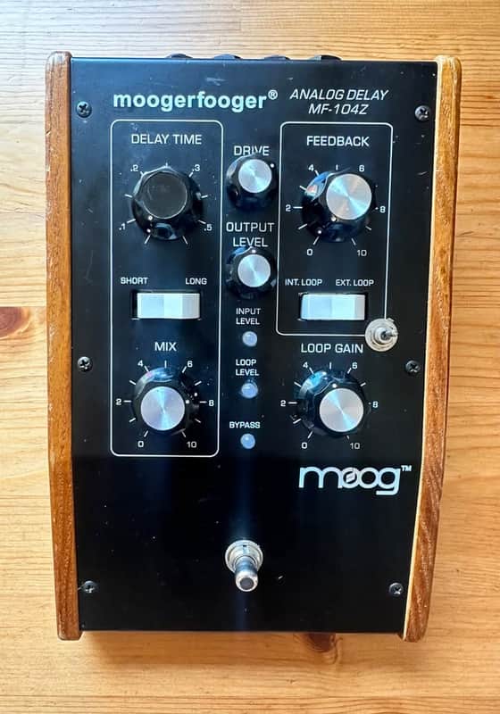 Moog MF-104Z moogerfooger Analog Delay Pedal w/ Power Supply & Spill Over Mod