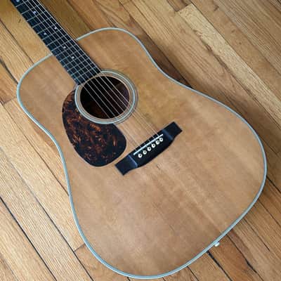 1975 Martin D-28L Left Handed Dreadnought Acoustic Guitar w/ OHSC image 2