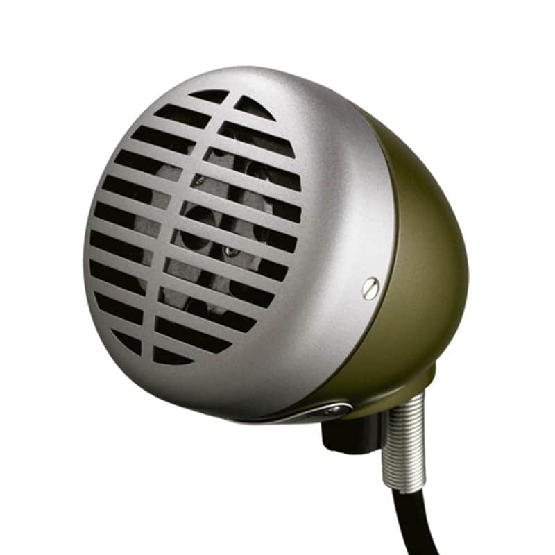 Shure 520DX Green Bullet Harmonica Microphone image 1