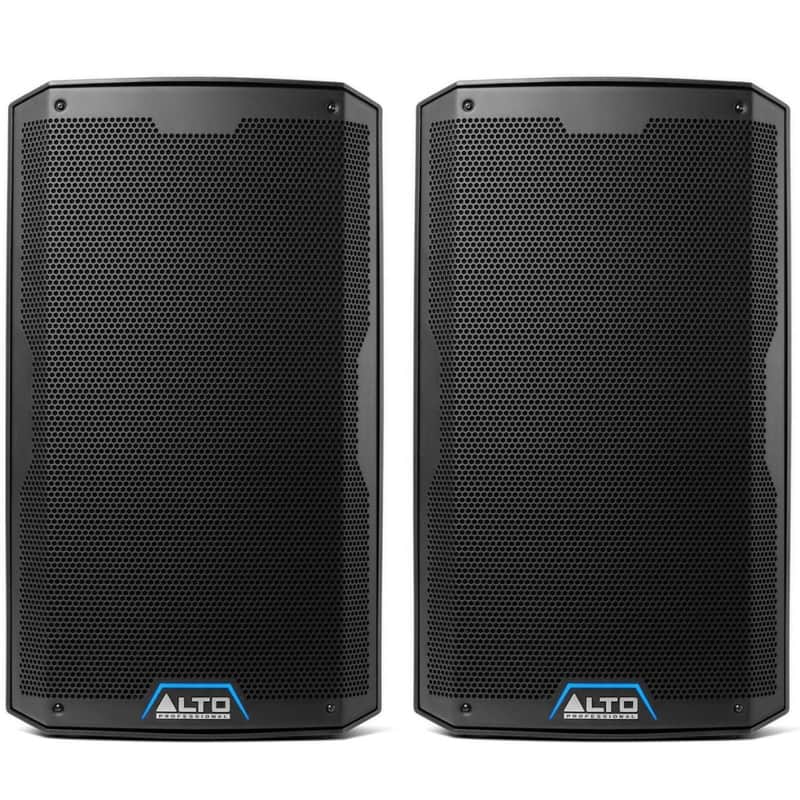 ALTO TS412 2500W 12" Powered PA Speaker with 3 Channel Mixer, Bluetooth Speaker, PAIR image 1