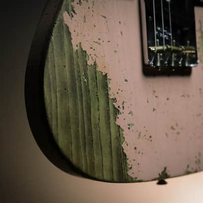 Fender Fender Custom Shop 1951 HS Telecaster - Super Heavy Relic Shell Pink 2024 - Super Heavy Relic Shell Pink image 7