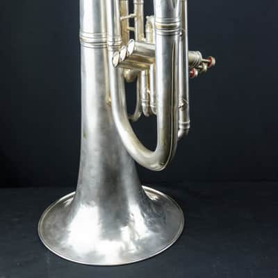 Vintage 1910-1920s J.W. York & Sons Baritone Euphonium with Hardcase image 6
