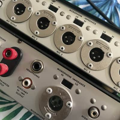 Mint pair of Shure M63 & M68 (serviced) image 6